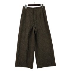 URBAN RESEARCH Sonny Label アーバンリサーチサニーレーベル ウール混 ヘリンボーン柄 ワイドパンツ sizeF/ブラウン