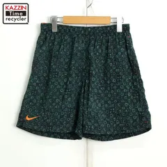 90s vintage NIKE 総柄 ナイロンショーツ 総柄 ショートパンツ メンズ 表記XLサイズ