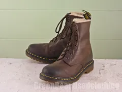 レディース Dr.Martens 8ホールシューズ インナーボア 茶 UK7 USL9 EU41 25.5cm B196