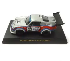 【中古】ミニカー ポルシェ 911 RSR TURBO #22 (シルバー) 「1/64 ポルシェ ミニカーコレクション4」 サークルK・サンクス限定