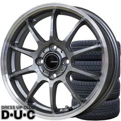 15インチアルミホイールタイヤセット 軽自動車 INFINITY/インフィニティF10 GM/RP ガンメタリムポリ 165/50R15 安心JAWA加盟ホイール
