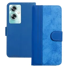 TEDTIKJT OPPO A79 5G ケース 手帳型 オッポ A79 5G A303OP ケース 携帯カバー 全面保護 高級PUレザーとデニムの組み合わせデザイン OPPO A79 5G CPH2557 CPH2553 手帳型ケース カード収納ポケット 1