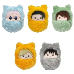 【中古】ぬいぐるみマスコット・ぬいぐるみバッジ 全5種セット 「呪術廻戦 くるみたぴぬいVol.2」