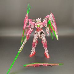 ガンプラ【ジャンク品】 RG 1/144 ガンダムベース限定 ダブルオークアンタフルセイバー[トランザムクリア] バンダイ プレバン 682