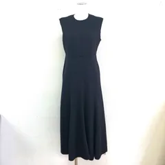 ビューティ&ユース 22AW エコポリエステルループフレアワンピース S 黒