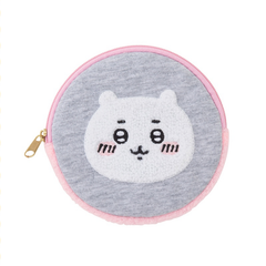 ちいかわ　ハチワレ　相良刺繍なまんまるポーチ