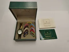 GUCCI グッチ チェンジベゼル 腕時計 ヴィンテージ 12色 新品電池 稼働品