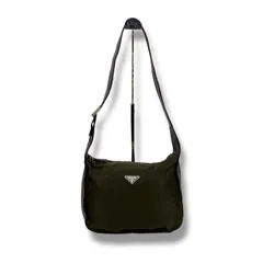 【極美品✨・希少】PRADA プラダ ワンショルダーバッグ シボ革 黒　ホーボー ブランド品勢ぞろい‼︎一着2777円希少✨プラダ ワンショルダー