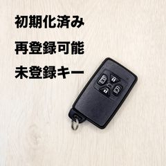 トヨタスマートキー 初期化済み 再登録可能 TOYOTA スマートキー 20系 アルファード ベルファイヤ 70 ヴォクシー ノア 50 エスティマ 等 リセット済み 未登録 ALPHARD VOXY ESTIMA 黒 ブラック スペアキー 01130-4