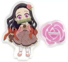 【中古】アクリルスタンド・アクリルパネル 竈門禰豆子 「鬼滅の刃×ufotable Cafe×マチ★アソビCAFE バレンタインイベント2024 ランダムアクリルスタンド」