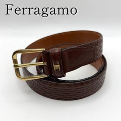 Salvatore Ferragamo レザーベルト 236108 ブラウン サルバトーレフェラガモ メンズ 革