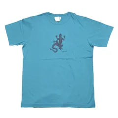 アニエスベー agnes b. アニエスベーオム agnes b. HOMME Tシャツ レザール リザード 2109-0692 637 メンズ 半袖 トップス クルーネック ブルー+ネイビーのサムネイル