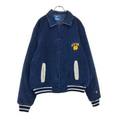 90年代 USA製 Champion チャンピオン NOTREDAME ノートルダム コーデュロイヴァーシティジャケット(メンズ X-LARGE)中古 古着 V0414のサムネイル