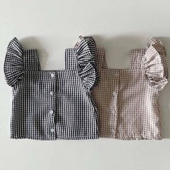 【2024夏新作♡】韓国風子供服 ベビー服 キッズ 男女兼用 おしゃれ ノースリーブ トップス Tシャツ　セットアップ　120cm