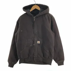 【カーハート】アクティブジャケット　レディースXS相当　茶色　中綿　美品　i Carhartt/カーハート Washed Duck Insulated Active Jacket ダック