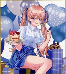 [중고] 종이 제품 아마노 에리카 (Birthday / BLUE) 미니 색종이 [추첨 당당 뻐꾸기의 신부 에리카 & 凪 Birthday 복권] D-2상