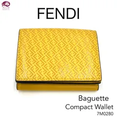 FENDI フェンディ 7M0280 バゲット コンパクトウォレット FFロゴ