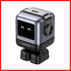 充電器 ロボット型 PD USB-C 【表情で充電状況がわかる・着脱可能なマグネット式ブーツ付き】 GaNFast採用 30W PD/PPS/QC4+規格対応 PSE技術基準適合 iPhone RG 15-8シリーズ、Galaxy S23 Ultra、Goog