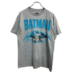 BATMAN 半袖 プリント キャラクター Tシャツ Mサイズ バットマン グレー 古着卸 アメリカ仕入 t2408-4004