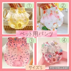 ペットのマナーパンツ♡ サニタリーパンツ　おむつカバー　サイズS 2枚セットのサムネイル