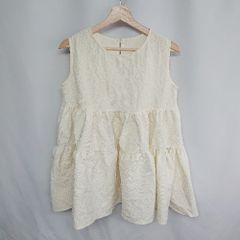 ◇ ⊂ IAMUSE アイアミューズ 花柄 総柄 - ノースリーブチュニック サイズFREE アイボリー レディース E 【1409100058659】