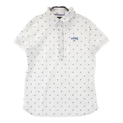 サイズ：M CALLAWAY キャロウェイ  半袖ポロシャツ ドット柄 ホワイト系 [240101389606]# ゴルフウェア レディース ストスト