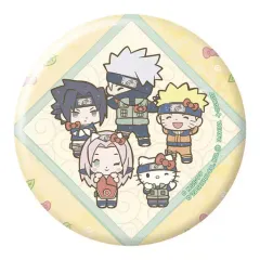 【中古】バッジ・ピンズ 第七班×ハローキティ 「NARUTO-ナルト-×サンリオキャラクターズ ホログラム缶バッジコレクション」