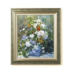 油彩 花の静物画 サイン入り 豪華装飾額(金縁) ロココ調 - メルカリ
