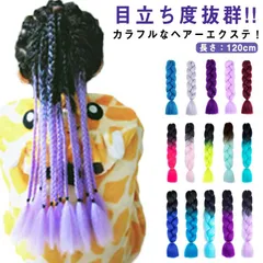 編み込み エクステンション グラデーション ダンス髪型 ウィッグ ヘアアクセサリー ブレイズ 盛りアップ ウィッグ つけ毛 ヒップホップ かつら ヘアアレンジ 仮装 コスプレ ジャズダンス 子供用 ハ#gurug577828