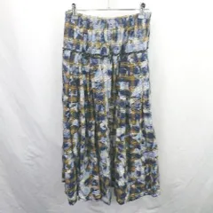 ◇ ⊃ melange メラーンジュ チェック柄 ロング フレアスカート スカート サイズＭ チェック系 レディース E  【1507160021832】