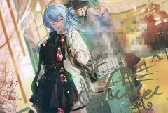 【中古】ポストカード 星街すいせい 箔押し複製サイン＆メッセージ入りひなつ描き下ろしポストカード 「バーチャルYouTuber ホロライブ 星街すいせい 誕生日＆活動5周年記念 誕生日＆活動5周年記念フルセット」 購入特典