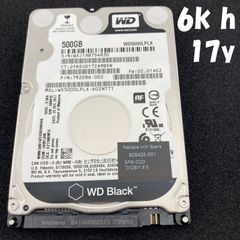 WD Black 500GB 2.5" 7mm SATA HDD | 6k h / y17 |  / WD5000LPLX-60ZNTT1 / wd black【942】