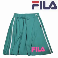 フィラスカート フレアスカート スエット蛍光ロゴ  レディース ブランド	FILA(フィラ)   ミントグリーンのサムネイル