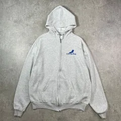 90年代 LOS ALTOS ワンポイントロゴプリント スウェットパーカー フルジップパーカー メンズXL 