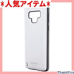 ルプラス Galaxy Note9 SC-01L/SCV40 耐衝撃ハイブリッドケースPALLET ホワイト LP-GN9HVCWH 40
