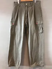 90's POLO Ralph Lauren ポロ ラルフローレン RL TARPOON PANT １タック カーゴパンツ オリーブ〜カーキ 緑 メンズ W32 L32のサムネイル