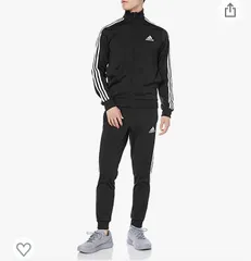 新品未使用　アディダス adidas  ジャージ上下　サイズL ブラックホワイト