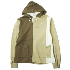 Evisen skateboards エビセンスケートボード JOCKEY B SHIRT フーデッドスウェットラガーシャツ M Brown x Beige ジョッキー プルオーバー ポロシャツ トップス g7178