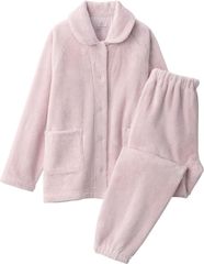 【新品・上下セット】無印良品 MUJI 着る毛布 婦人 レディース 静電気が起きにくい パジャマ ライトピンク