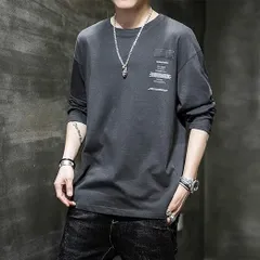 ロングtシャツ メンズ 秋服 長袖 tシャツ 無地 トップス ながそでtシャツ 人気 ろんてぃー かっこいい 服 薄手 大きいサイズ ロンt オシャレ ろんぐてぃーしゃつ カジュアル 春 秋defa01