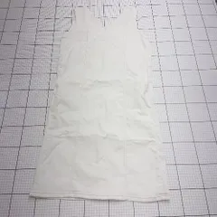 ◇ ⊂　美品 COMME CA ISM コムサイズム カジュアル - ロング デニムジャンパースカート サイズ9 ホワイト系 レディース E  【1508250015366】