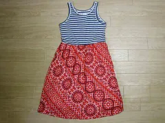 GAP 子供服 半袖 ワンピース ワンピ 140cm ★3キッズ 【中古】 ユーズド 女の子 女児 ガールズ ブランド USED アウトレット リサイクル 古着 子ども服 こども服 子供 子ども