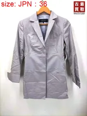 ランバンコレクション LANVIN COLLECTION シルク混ウールテーラードジャケット レディース JPN：36 のサムネイル