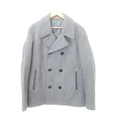 ビームス BEAMS 美品 ウール Pコート アウター Lサイズ グレー ■YHS5のサムネイル