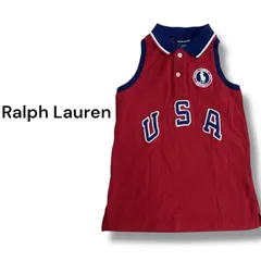 LALPHLAUREN ラルフローレン　タンクトップ　赤　レッド　M