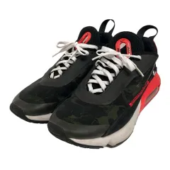 ナイキ NIKE スニーカー 総柄 27.5 黒 ブラック サーモンピンク 白 ホワイト エアマックス 2090 ダックカモ インフラレッド ブラック cu9174-600 メンズ