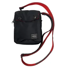 【ほぼ未使用】PORTERエルファイン メッセンジャーバッグ 黒✕赤 ほぼ未使用】PORTERエルファイン メッセンジャーバッグ 黒✕赤