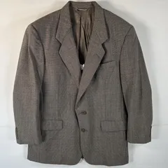古着 80's/80年代 ヴィンテージ クリスチャンディオール Christian Dior テーラードジャケット ブレザー 千鳥柄 41S  グレー系 メンズ