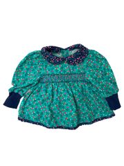 【Size80-90】vintage GEMBOREE 花柄 ワンピース ヴィンテージ US古着 アメリカ 輸入 ジンボリー レインボータグ