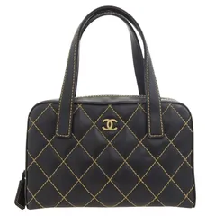 シャネル ワイルドステッチ ハンドバッグ 8番台 CHANEL シャネル ハンドバッグ ボストンバッグ ワイルドステッチ